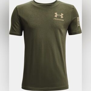 Green Under Armor Freedom Tee